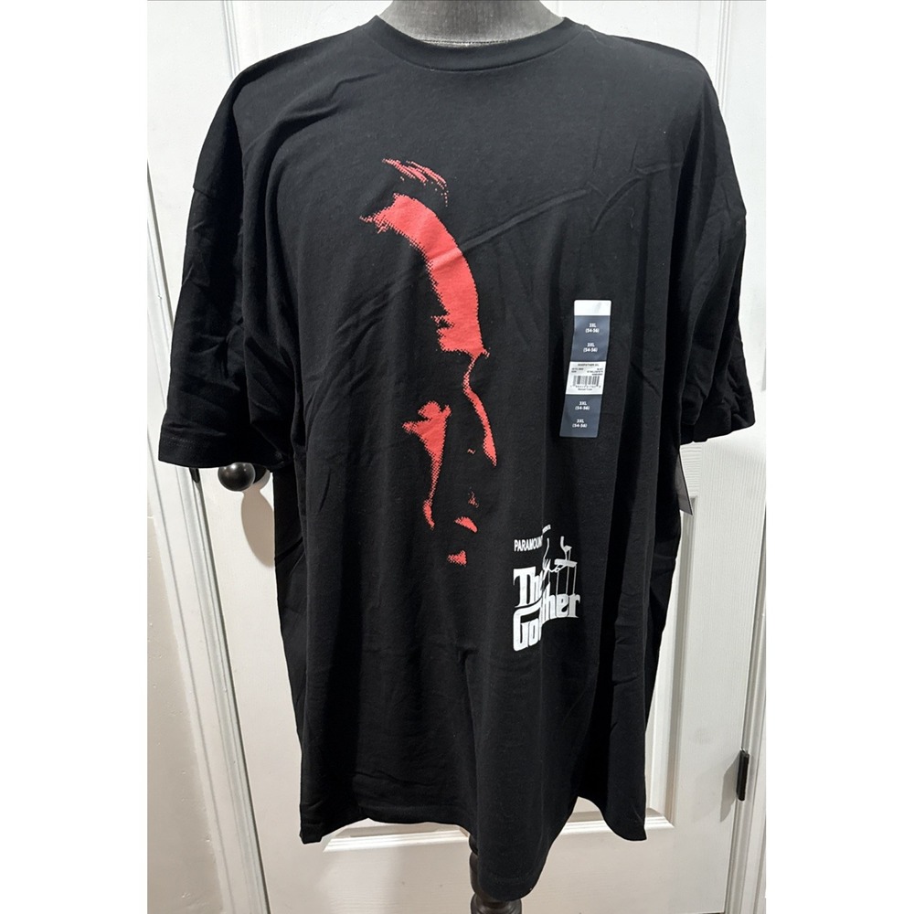 The Godfather Movie From Paramount Short Sleeve Black T-Shirt - 3XL (54-56) New